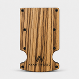 ZEBRA WOOD - CARD HOLDER