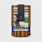 ZEBRA WOOD - CARD HOLDER