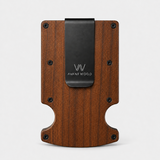 MAHOGANY WOOD - CARD HOLDER