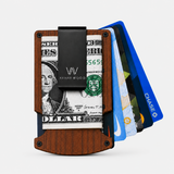 MAHOGANY WOOD - CARD HOLDER