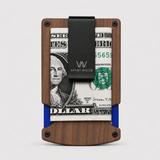 WALNUT WOOD - CARD HOLDER