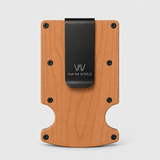 CHERRY WOOD - CARD HOLDER