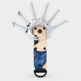 NAVY BLUE RESIN - KEYHOLDER