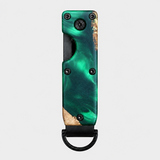 GREEN RESIN - KEYHOLDER