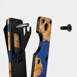 ROYAL BLUE RESIN - KEYHOLDER