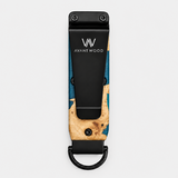 LIGHT BLUE RESIN - KEYHOLDER