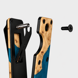 LIGHT BLUE RESIN - KEYHOLDER