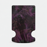 STABLE WOOD PURPLE/GREEN - WALLET