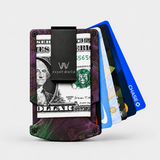 STABLE WOOD PURPLE/GREEN - WALLET