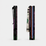 STABLE WOOD PURPLE/GREEN - WALLET