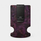 STABLE WOOD BLUE/DEEP PURPLE - WALLET