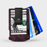 STABLE WOOD BLUE/DEEP PURPLE - WALLET