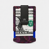 STABLE WOOD BLUE/DEEP PURPLE - WALLET