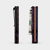 STABLE WOOD BLUE/DEEP PURPLE - WALLET