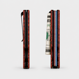 STABLE WOOD RED/ORANGE - WALLET