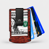 STABLE WOOD RED/ORANGE - WALLET