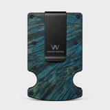 STABLE WOOD GREEN/BLUE- WALLET