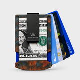 STABLE WOOD GREEN/ORANGE- WALLET