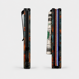 STABLE WOOD GREEN/ORANGE- WALLET