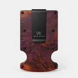 STABLE WOOD ORANGE/PURPLE- WALLET