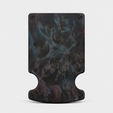 STABLE WOOD RED/LIGHT BLUE - WALLET