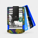 STABLE WOOD YELLOW/BLUE/PURPLE - WALLET