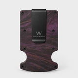 STABLE WOOD PURPLE/GREY - WALLET