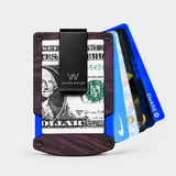 STABLE WOOD PURPLE/GREY - WALLET