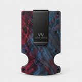 STABLE WOOD RED/BLUE - WALLET