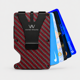 AIR WALLET PRO - FORGED CARBON FIBER RED MATTE - WALLET