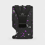 AIR WALLET PRO - FORGED CARBON FIBER PURPLE/SILVER FRAGMENTS - WALLET