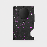 AIR WALLET PRO - FORGED CARBON FIBER PURPLE/SILVER FRAGMENTS - WALLET