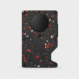 AIR WALLET PRO - FORGED CARBON FIBER RED/SILVER FRAGMENTS - WALLET