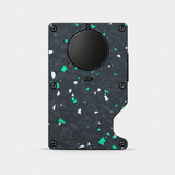 AIR WALLET PRO - FORGED CARBON FIBER GREEN/SILVER FRAGMENTS - WALLET