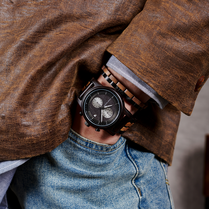 VOYAGER S - BLACK COFFEE (43MM)