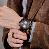 VOYAGER S - BLACK COFFEE (43MM)