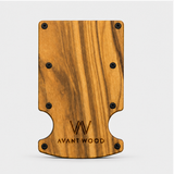 OLIVE WOOD - CARD HOLDER