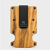 OLIVE WOOD - CARD HOLDER