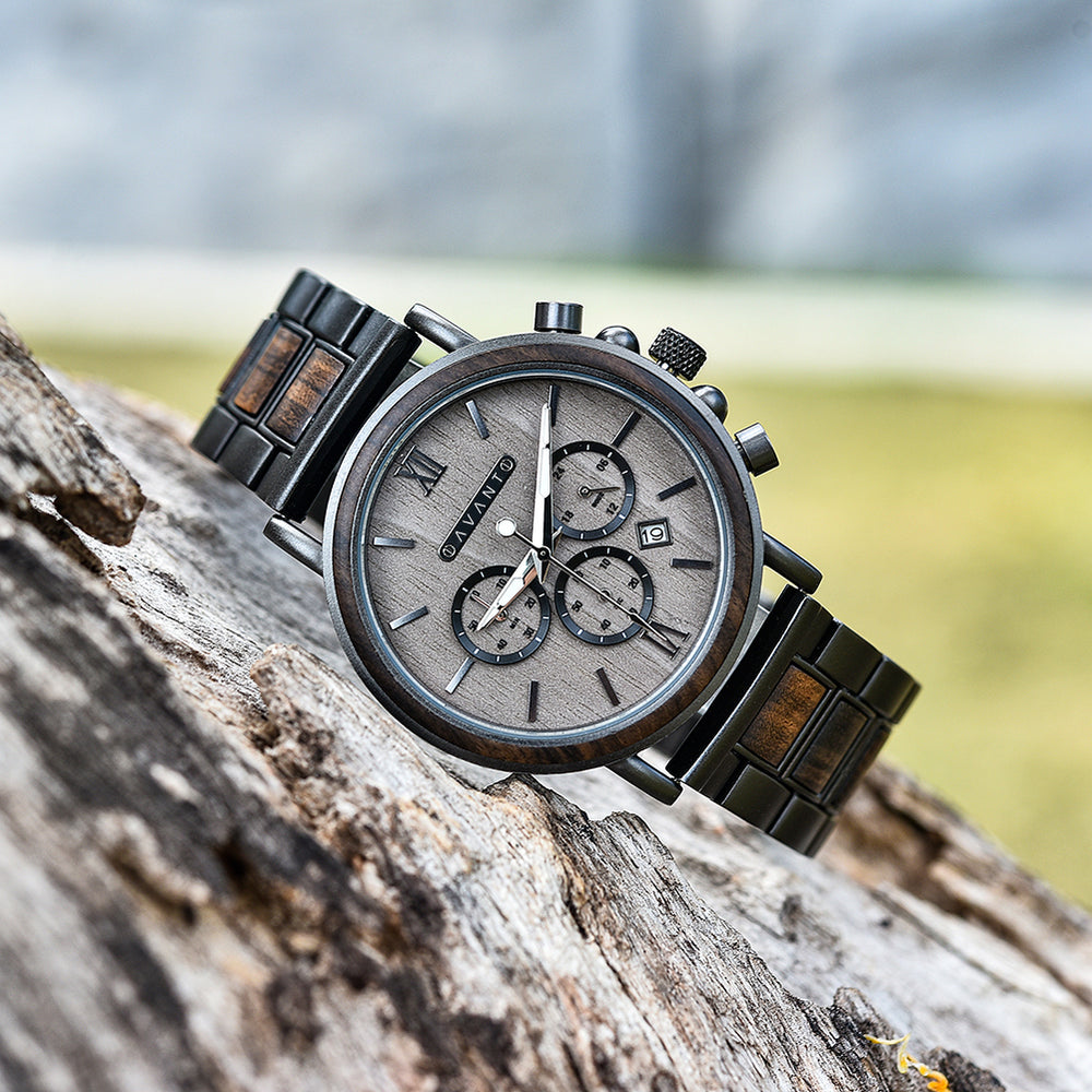 EXPLORER S - GUN METAL (44MM) – AVANTWOOD