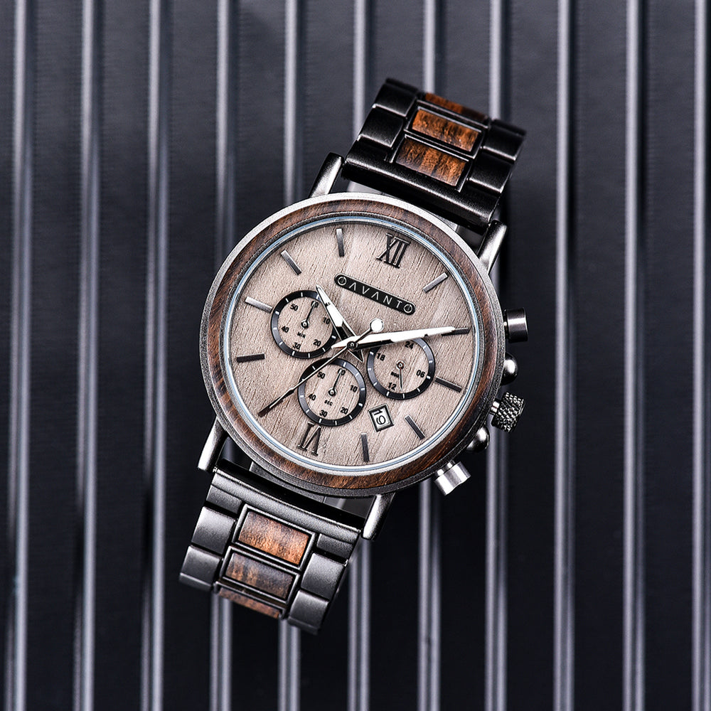 EXPLORER S - GUN METAL (44MM) – AVANTWOOD