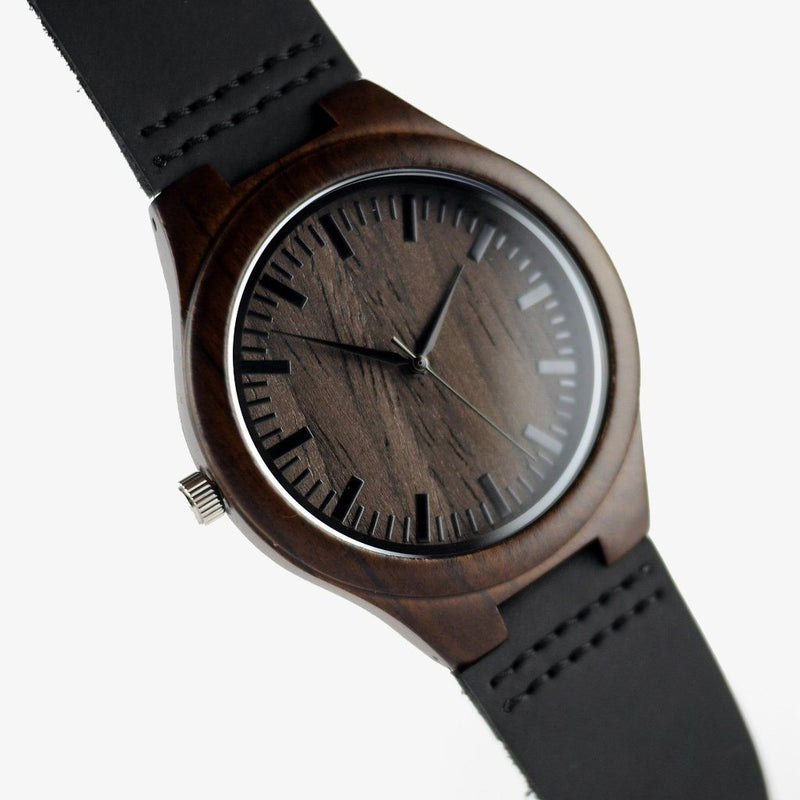 handcrafted wood watch