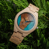 EXOTIC BAMBOO - BLUE RESIN (45MM)