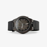 ebony wood watch leather strap