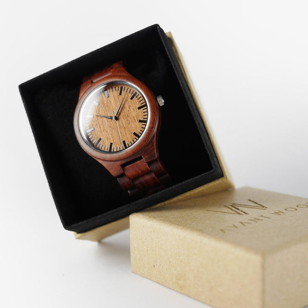 red sandalwood watch