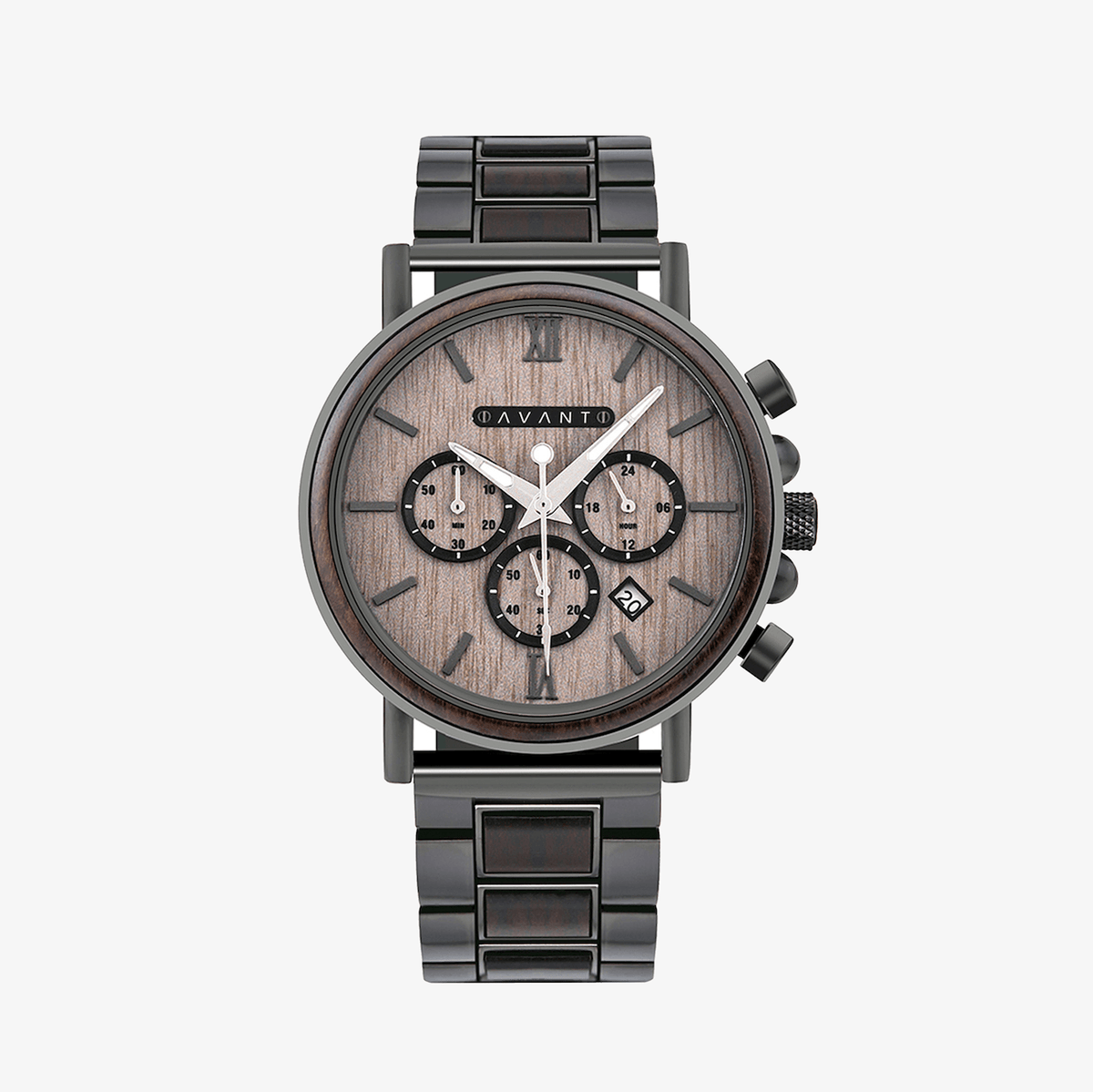 EXPLORER S - GUN METAL (44MM) – AVANTWOOD