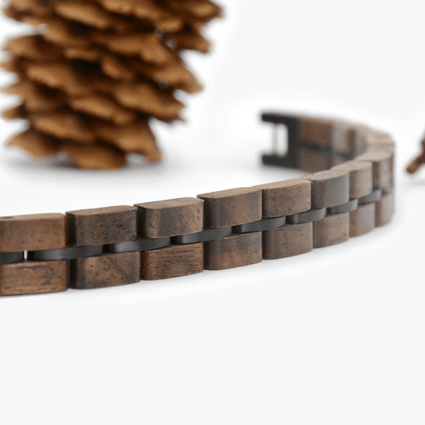 Buy Wooden Bracelet, Mens Women's Wood Bracelets, Gift Idea for Him Her,  Birthday Anniversary Graduation, Wood Accessories, Unisex Jewelry Black  Online in India - Etsy