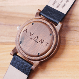 handcrafted wood watch