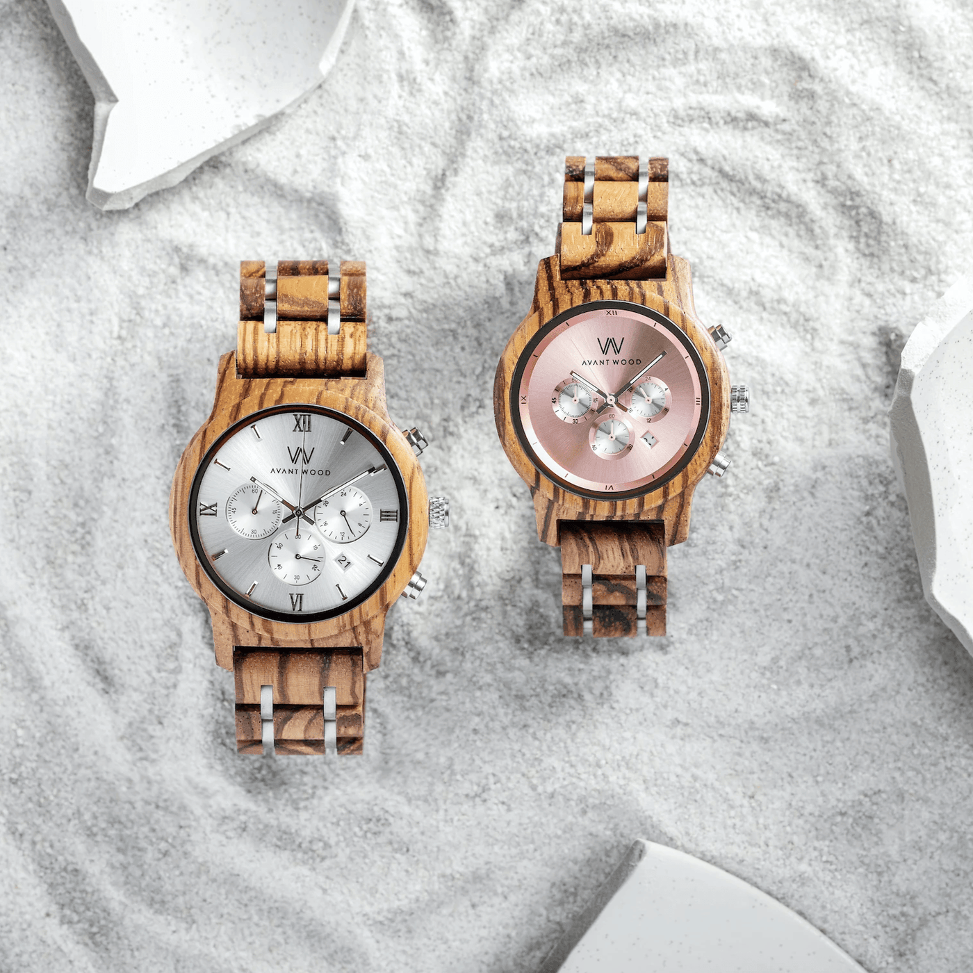 CHRONO S - ORIENT SILVER (44MM) – AVANTWOOD