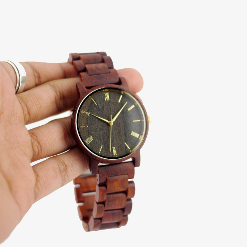 handcrafted minimalist wood watches