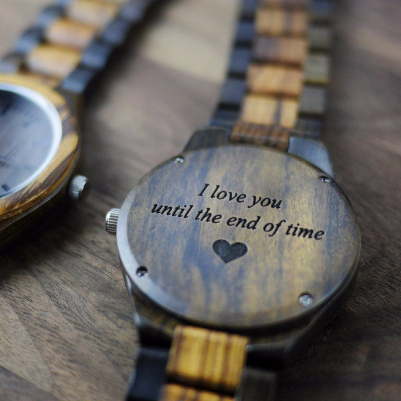 gift for him wood watch